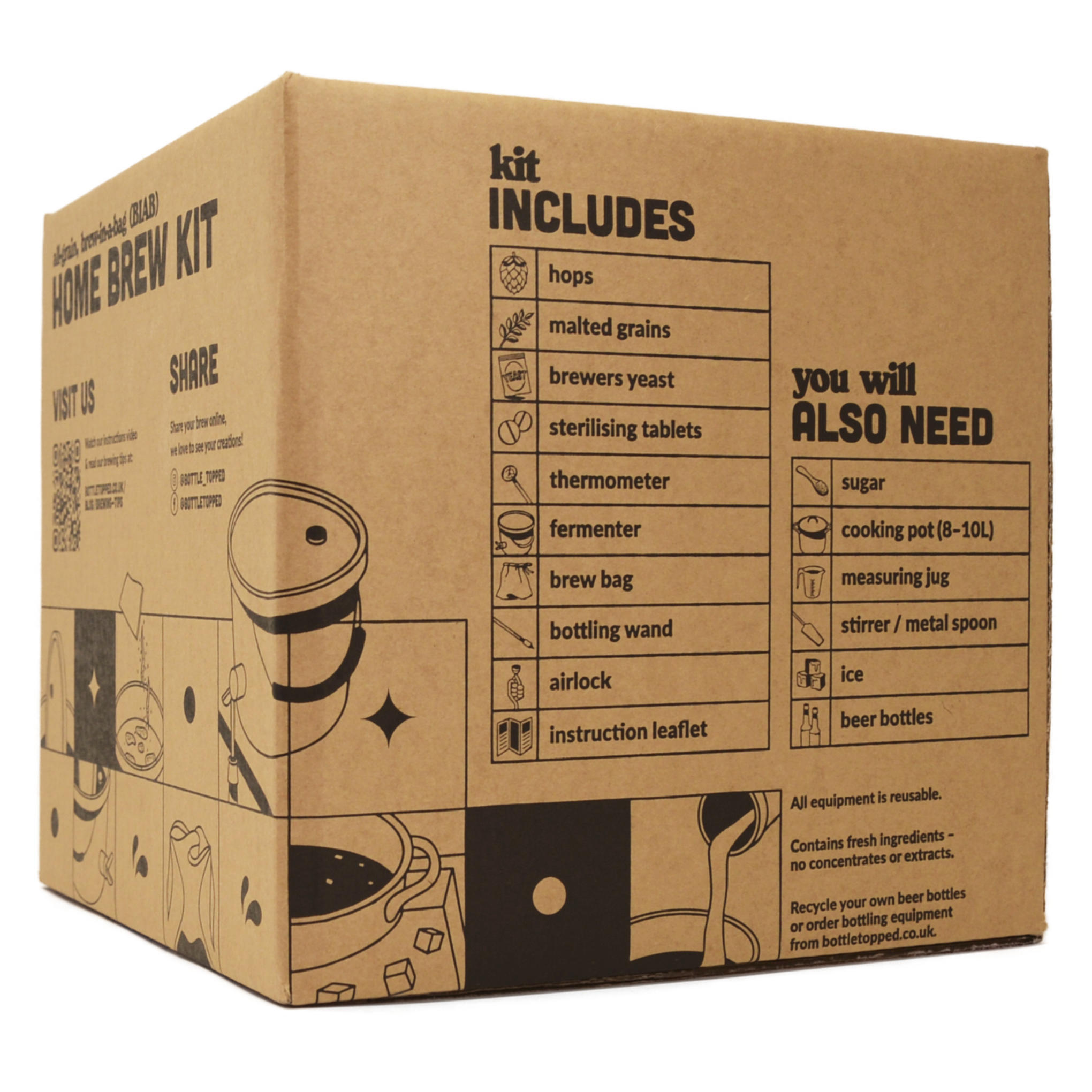 Fully Topped IPA Home Brew Starter Kit