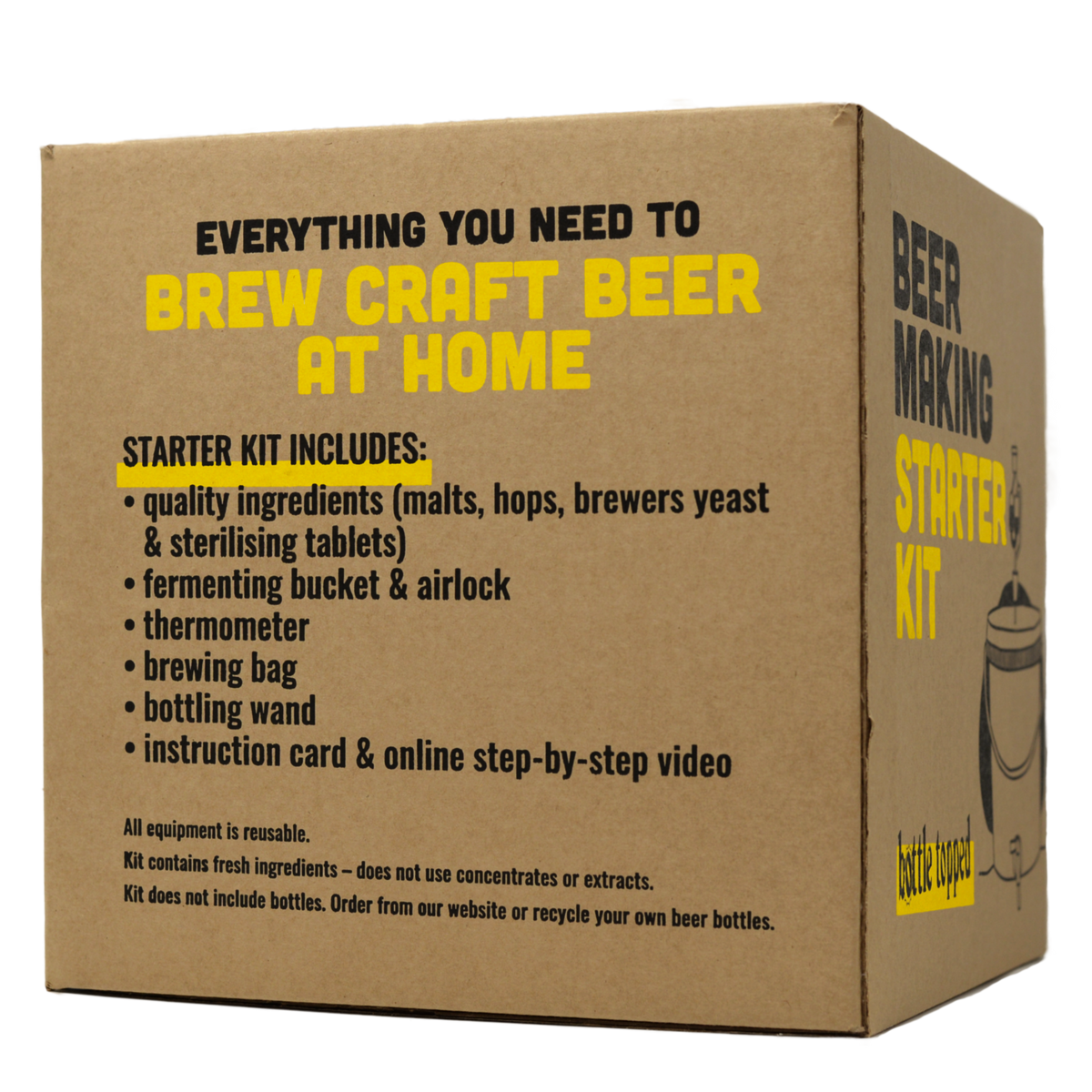 Gone Surfing Pale Ale Home Brew Starter Kit – All-grain 5l Beer Making 