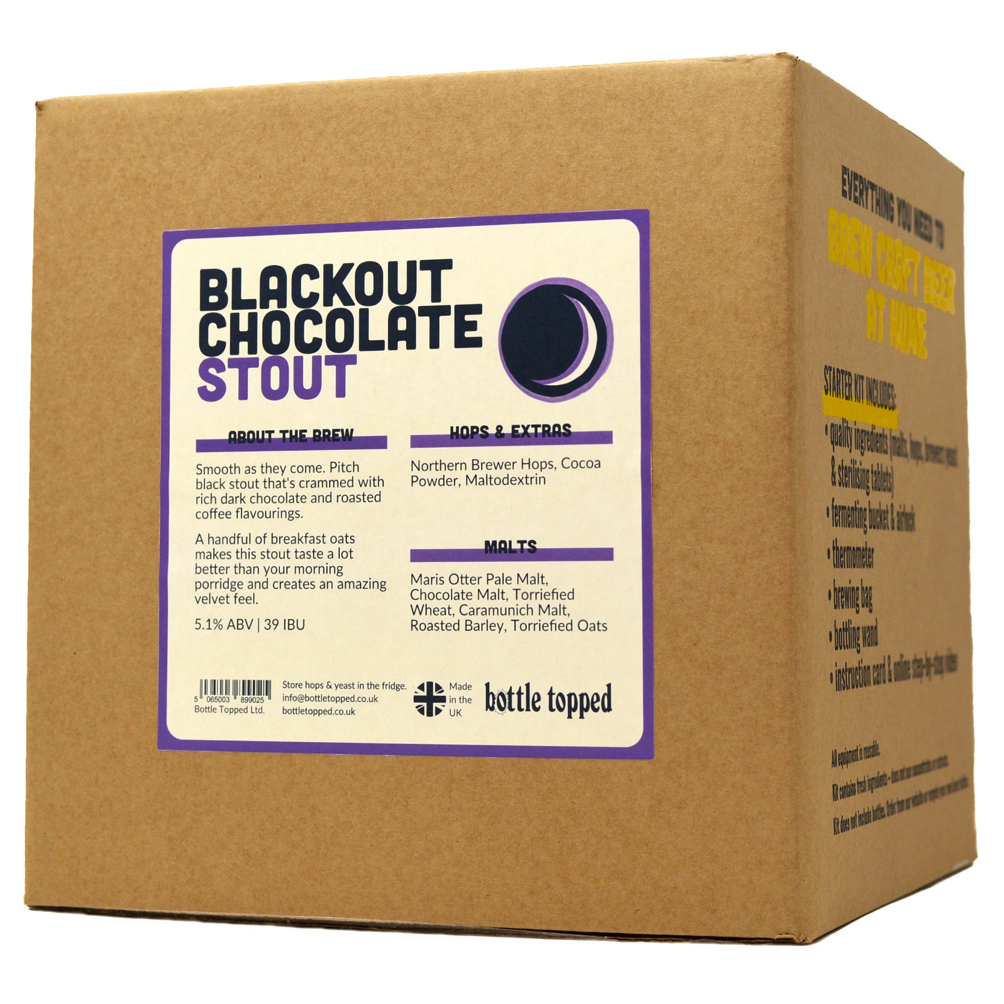 Blackout Chocolate Stout Home Brew Starter Kit